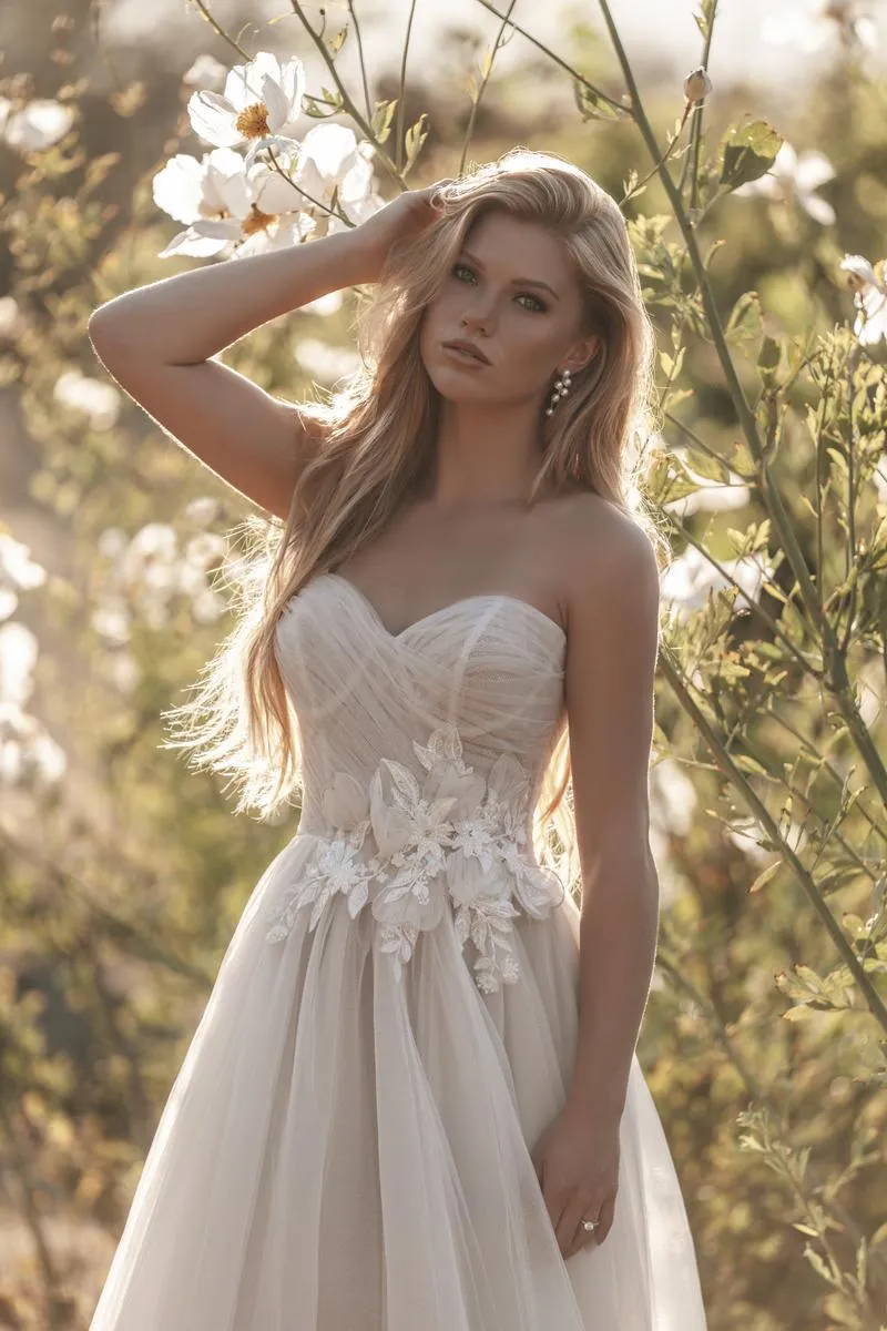 Allure Bridals Romance Dress R3700 sold by Terry costa product image thumbnail 3