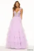 Sherri Hill Tulle Ruffle Prom Dress 56138 sold by Terry costa