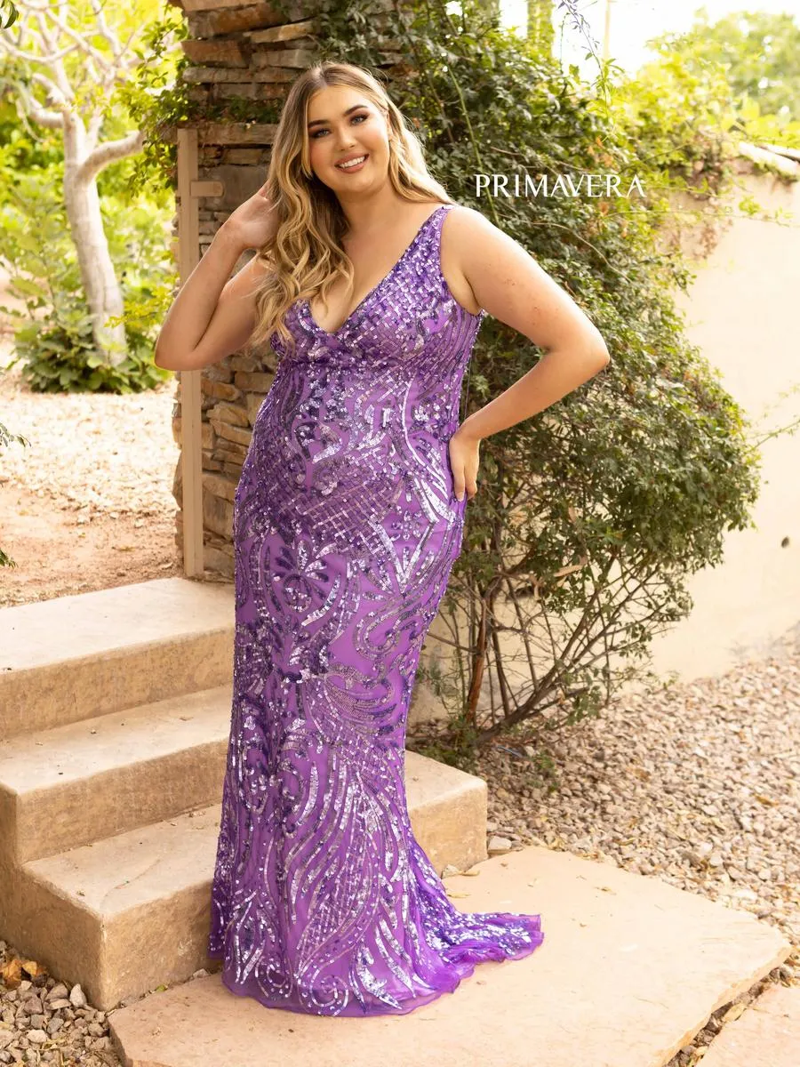 Curvy by Primavera Dress 14008 sold by Terry costa product image thumbnail 3