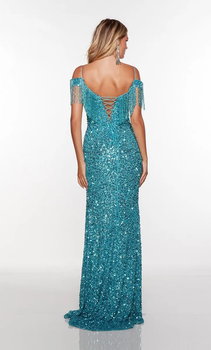 Alyce Prom Dress 61389 sold by Terry costa product image thumbnail 2