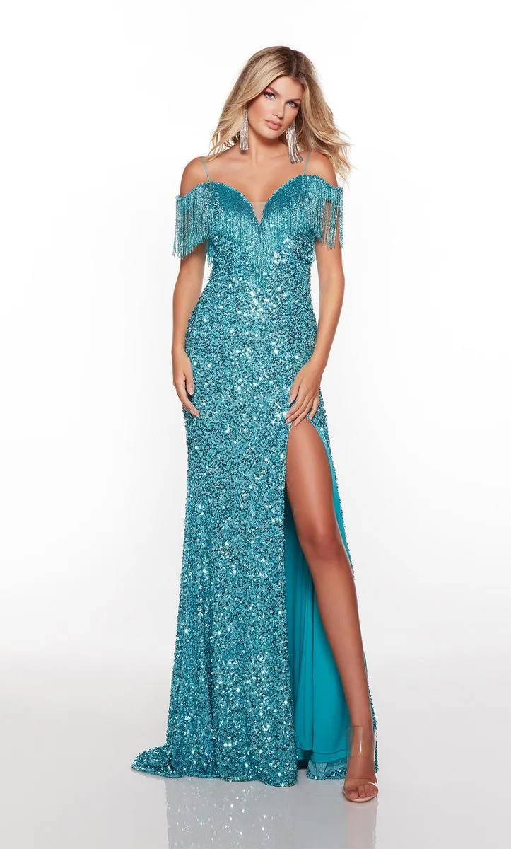 Alyce Prom Dress 61389 sold by Terry costa product image thumbnail 3