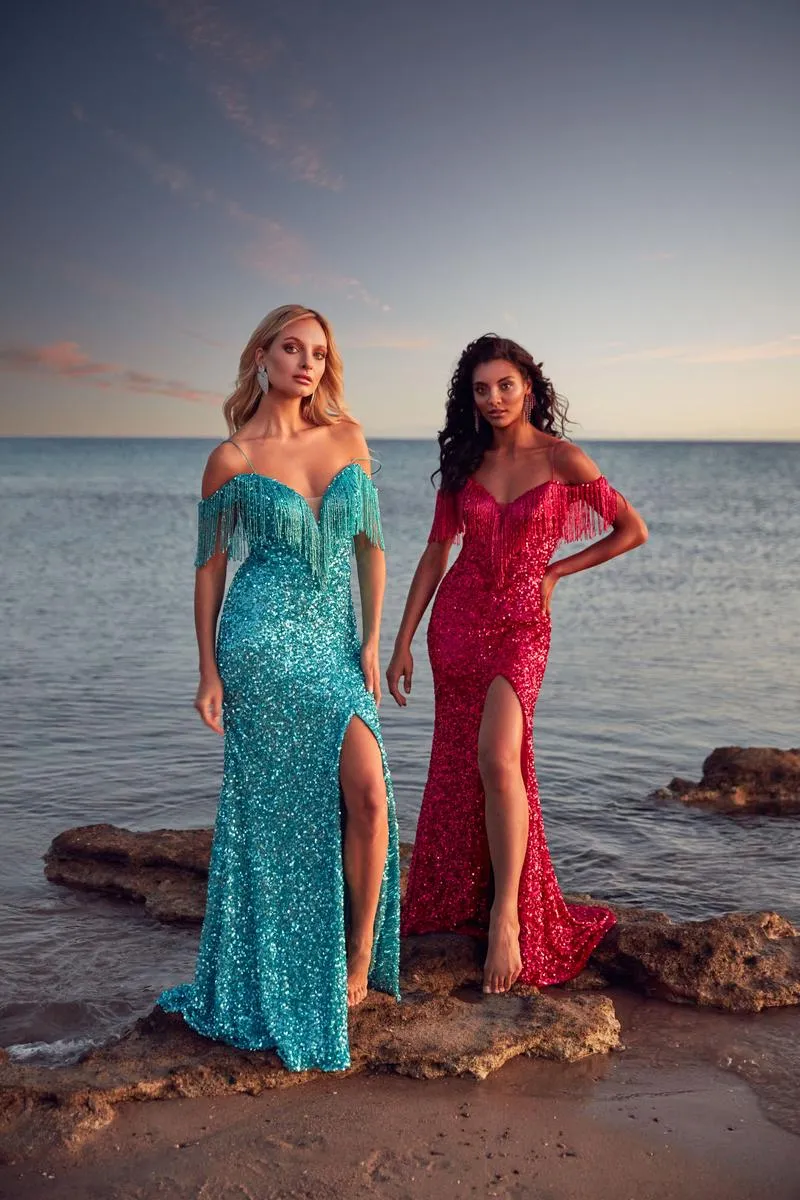 Alyce Prom Dress 61389 sold by Terry costa product image thumbnail 5