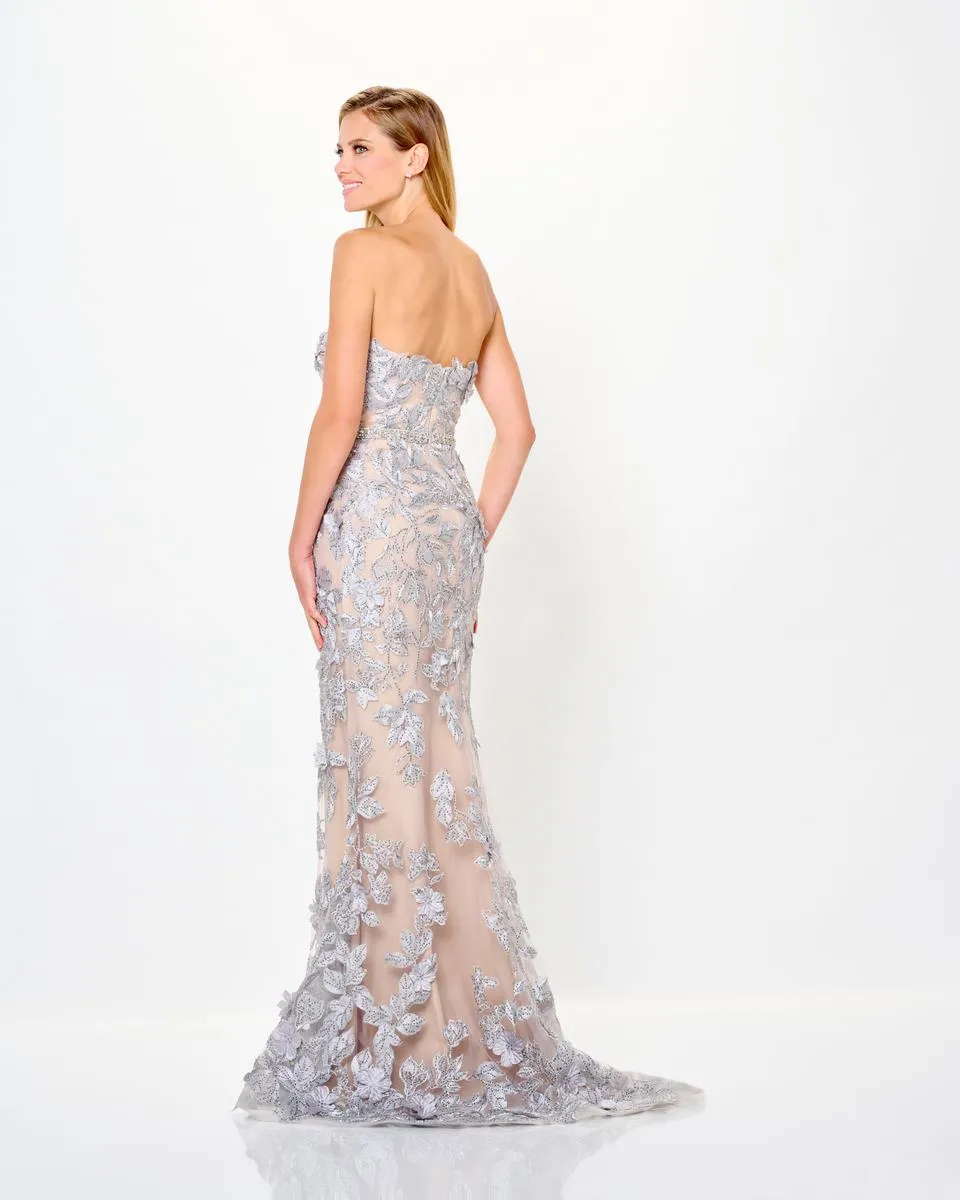 Ivonne D by Mon Cheri 3D Floral Evening Dress ID6205 sold by Terry costa product image thumbnail 2