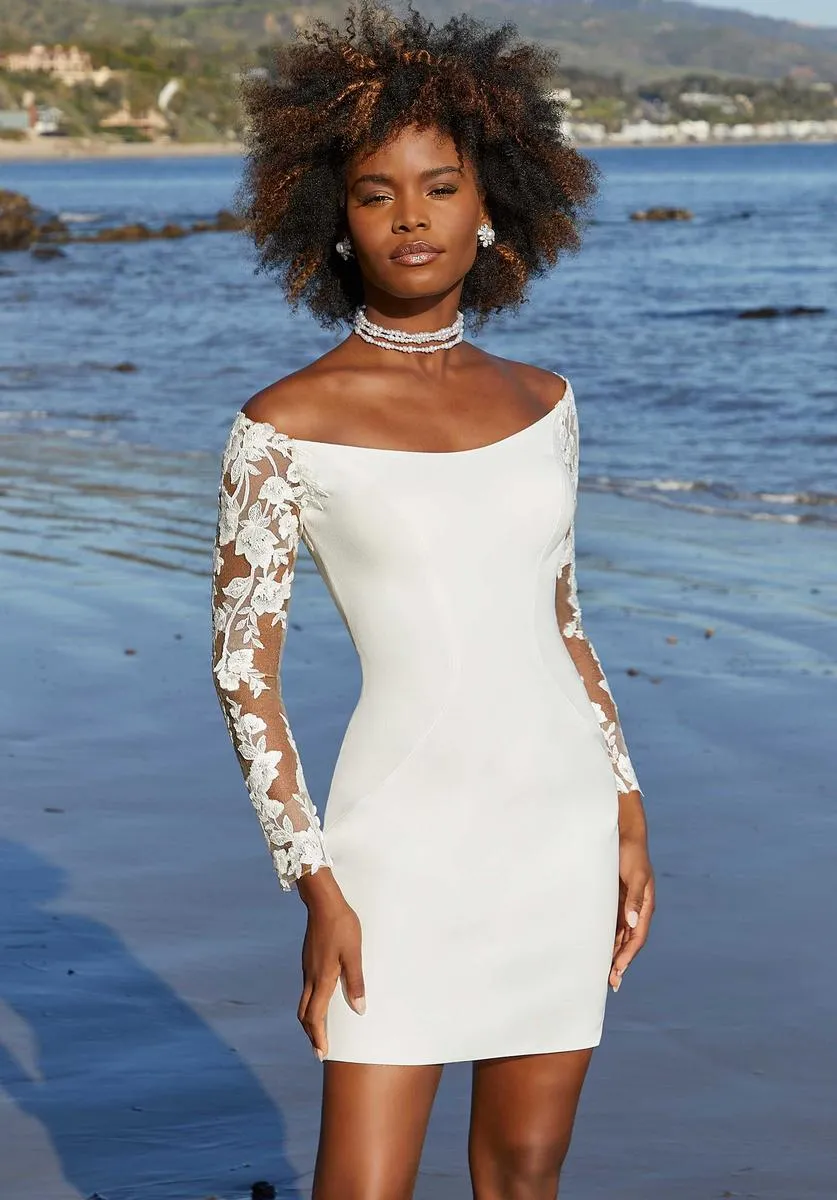 The Other White Dress by Morilee Dress 12607 sold by Terry costa product image thumbnail 5