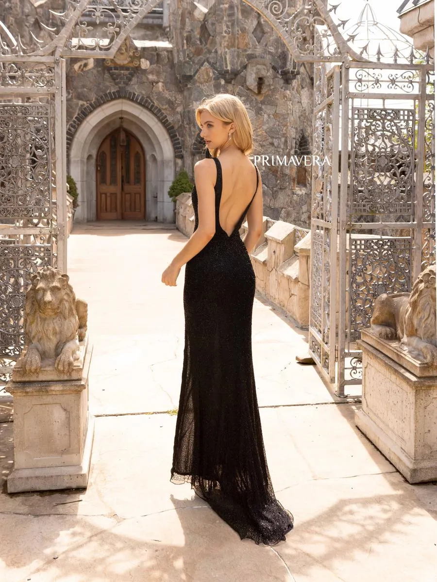 Primavera Couture Long Dress 3924 sold by Terry costa product image thumbnail 4