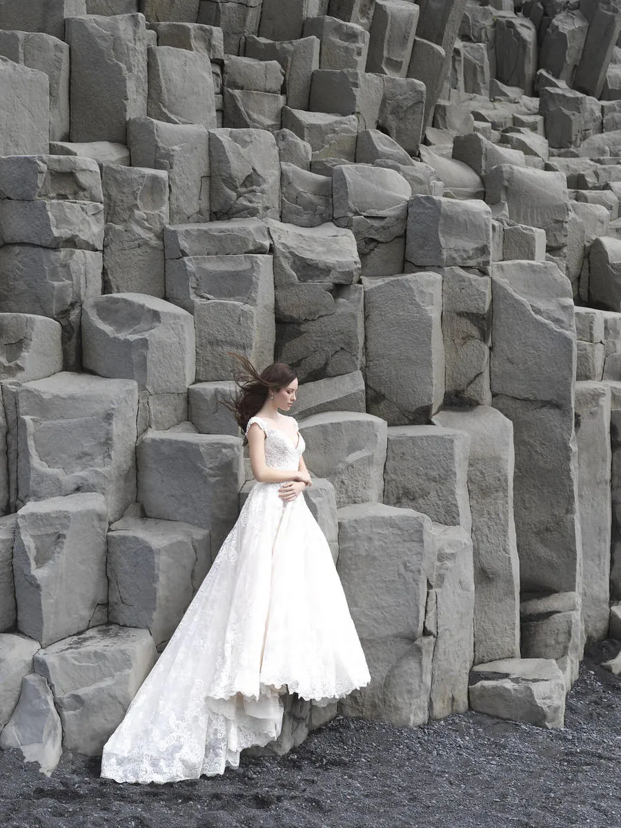 Allure Bridals Couture Dress C461 sold by Terry costa product image thumbnail 5