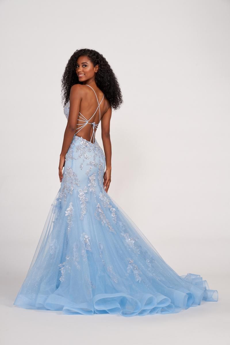 Ellie Wilde Mermaid Corset Prom Dress EW34054 sold by Terry costa product image thumbnail 2