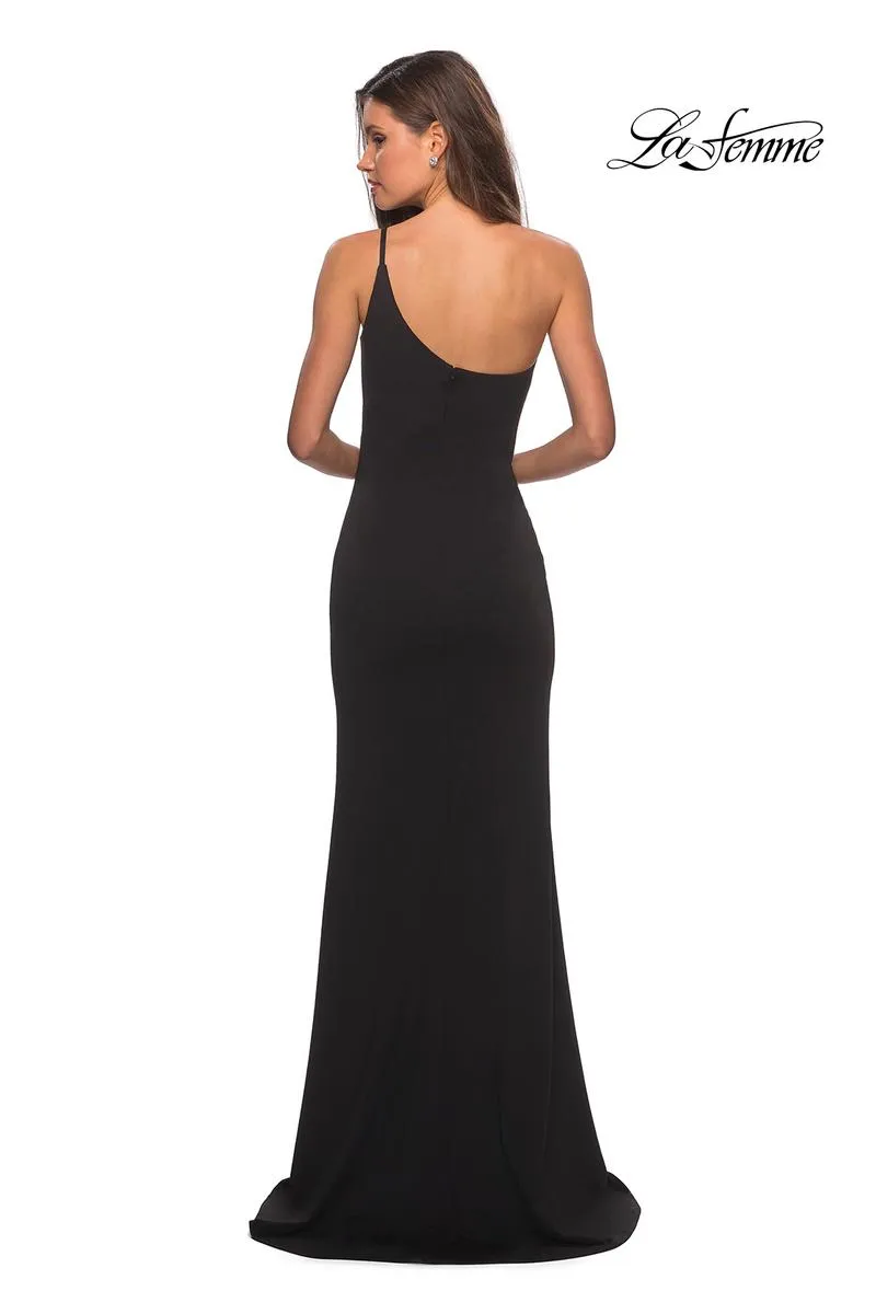 La Femme Long One Shoulder Dress 28176 sold by Terry costa product image thumbnail 2