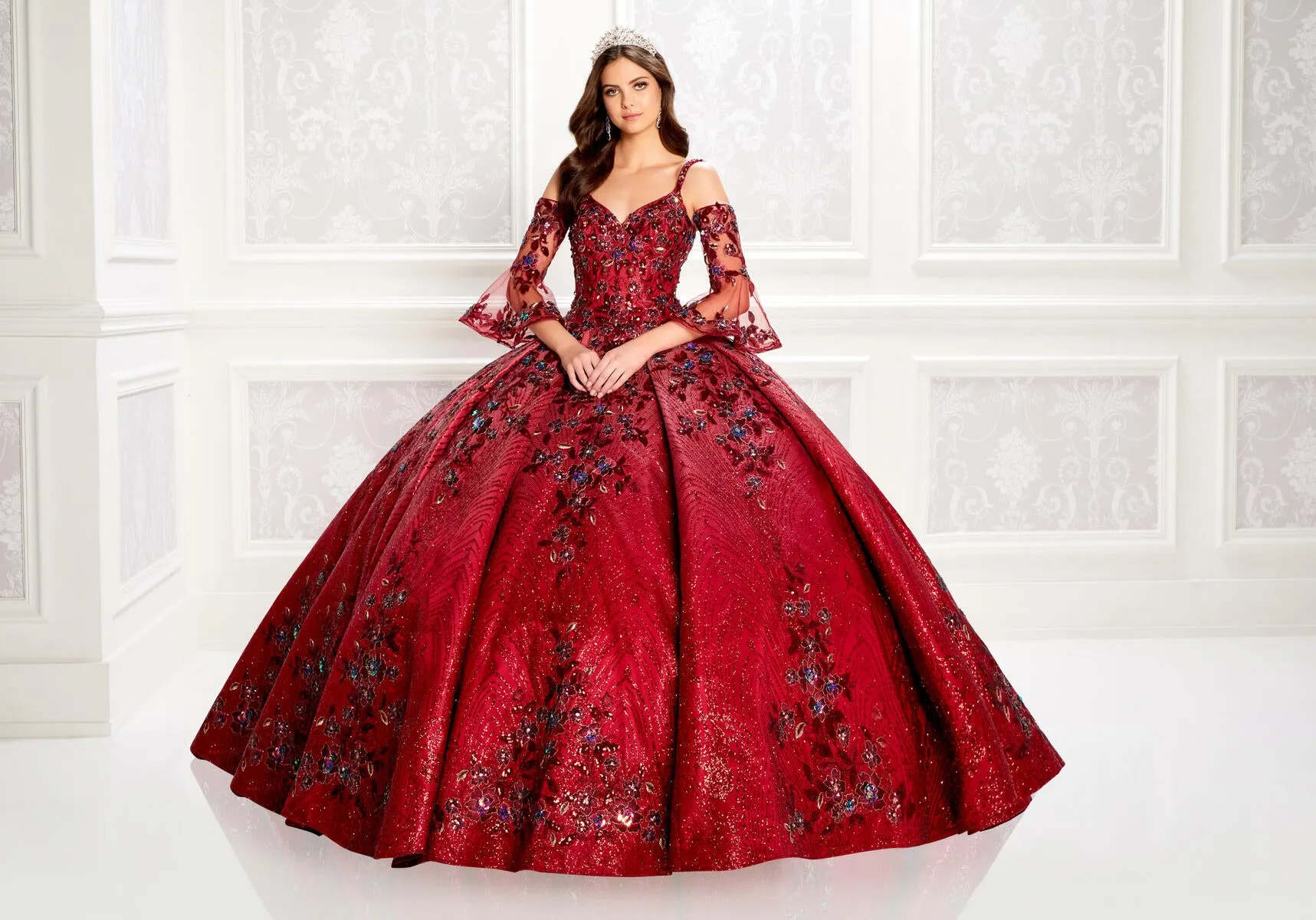 Princesa by Ariana Vara Dress PR22023 sold by Terry costa product image thumbnail 4