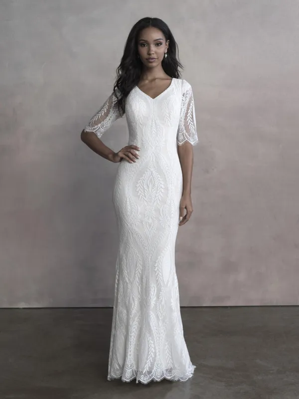 Allure Bridals Modest Dress M662 made by Allure