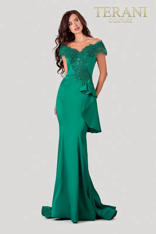 Terani Mother of the Bride Dress 2111M5255 made by Terry costa