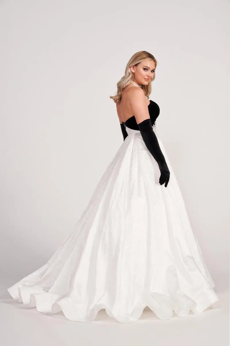 Ellie Wilde Strapless Ball Gown EW34133 sold by Terry costa product image thumbnail 2