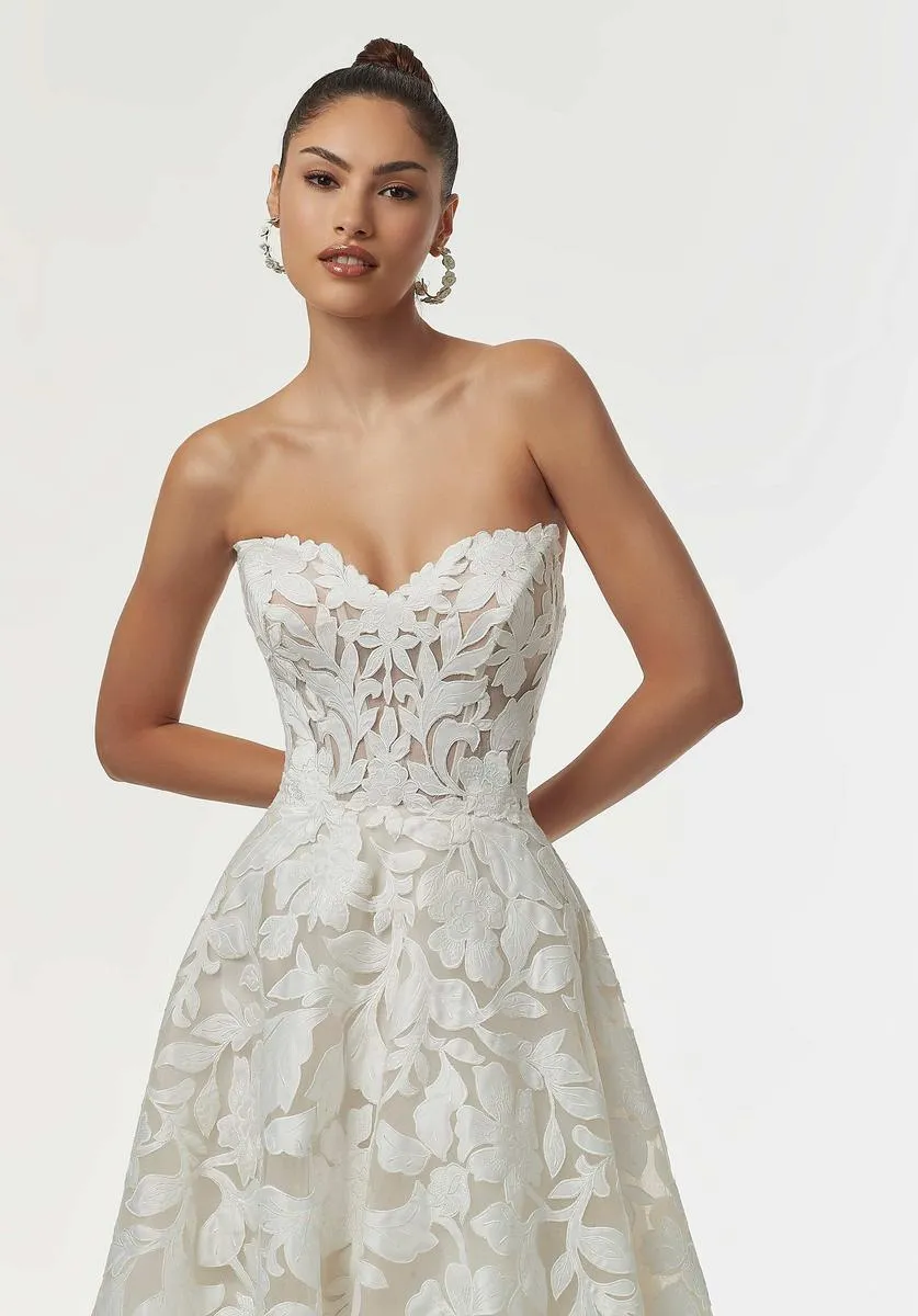 Madeline Gardner Signature "Nanette" Bridal Gown 1221 sold by Terry costa product image thumbnail 5