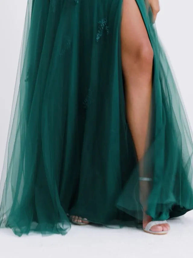 Faviana A-Line Corset Prom Dress 11057 sold by Terry costa product image thumbnail 2