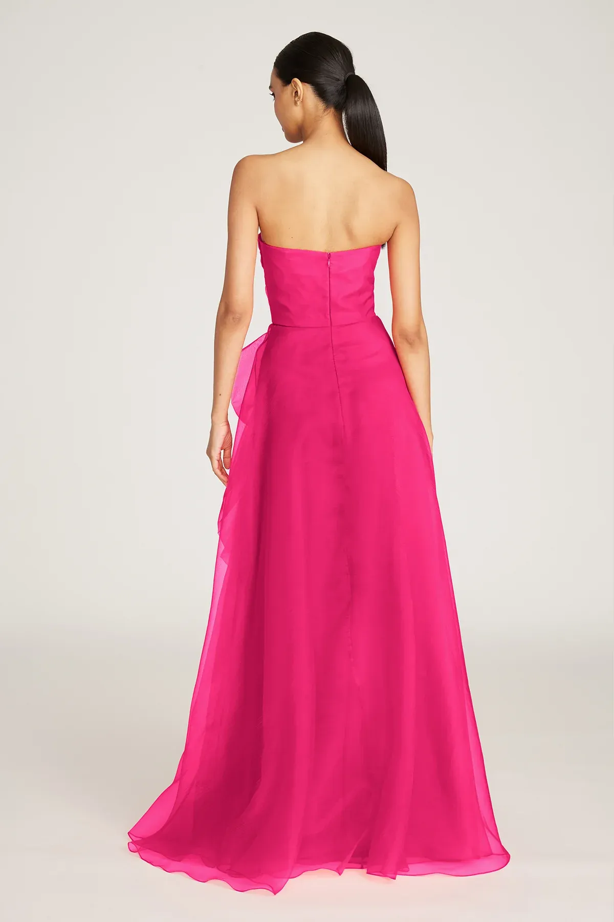 Theia Strapless Draped "Teresa" Evening Gown 8817572 sold by Terry costa product image thumbnail 3