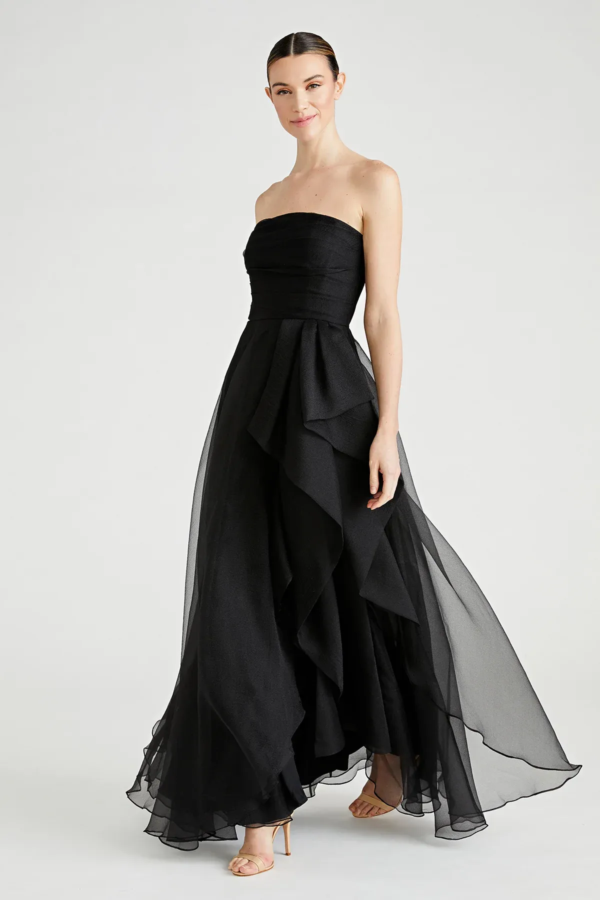 Theia Strapless Draped "Teresa" Evening Gown 8817572 sold by Terry costa product image thumbnail 4