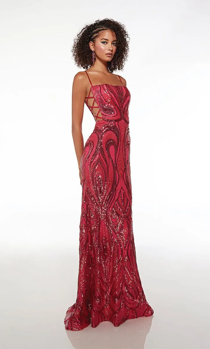 Alyce Prom Dress 61563 sold by Terry costa product image thumbnail 3
