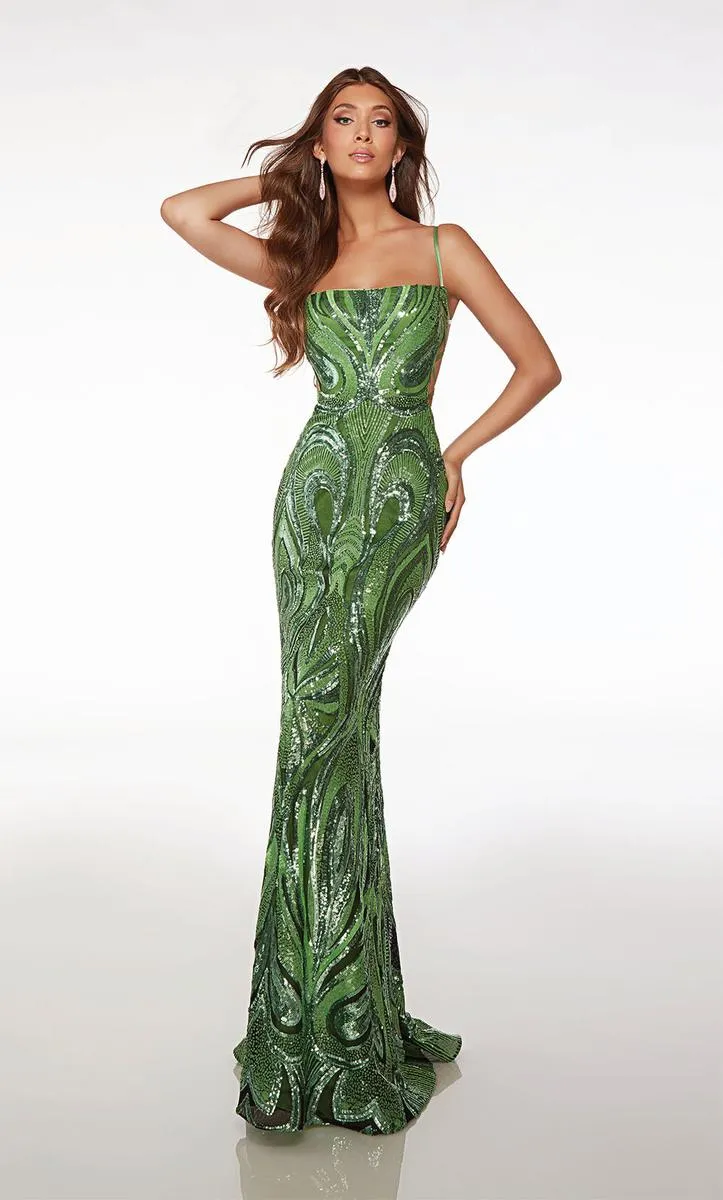 Alyce Prom Dress 61563 sold by Terry costa product image thumbnail 4