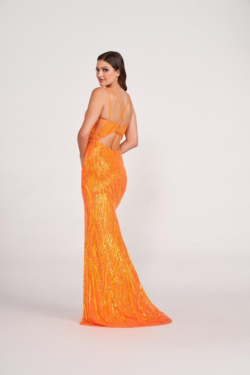Ellie Wilde Sequin Long Sequin Prom Dress EW34037 sold by Terry costa product image thumbnail 2