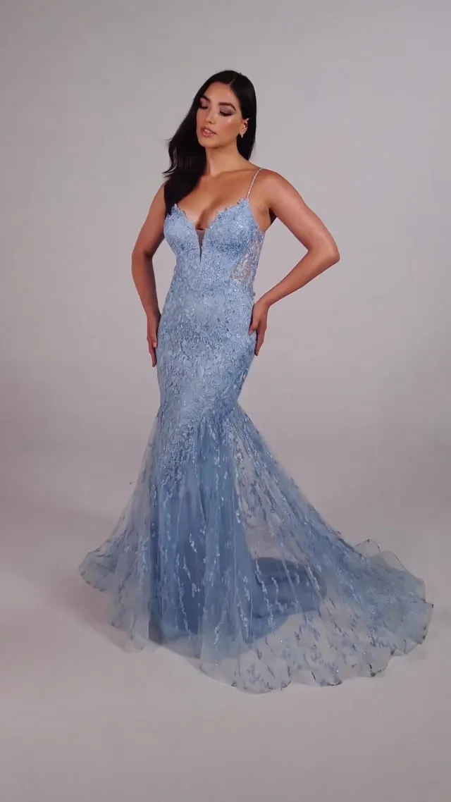 Ellie Wilde Mermaid Lace Prom Dress EW35221 sold by Terry costa