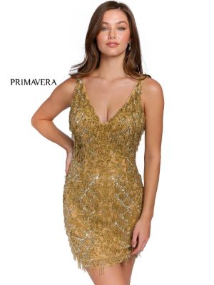 Primavera Couture Short Dress 3818 made by Primavera Couture