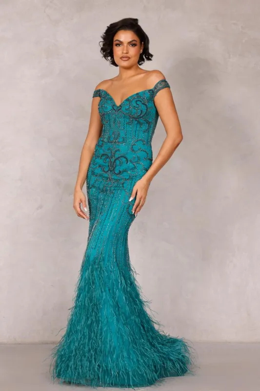 Terani Pageant Dress 2214GL0113 made by Terry costa
