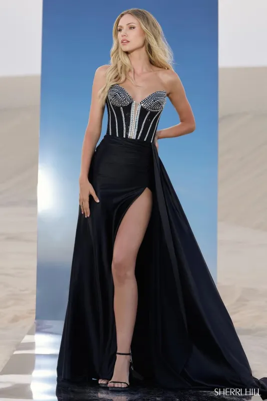 Sherri Hill Strapless Corset Dress 56821 sold by Terry costa