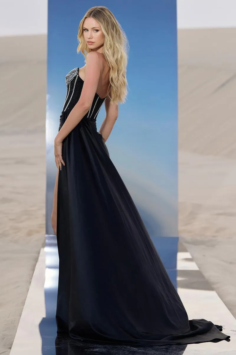 Sherri Hill Strapless Corset Dress 56821 sold by Terry costa product image thumbnail 2