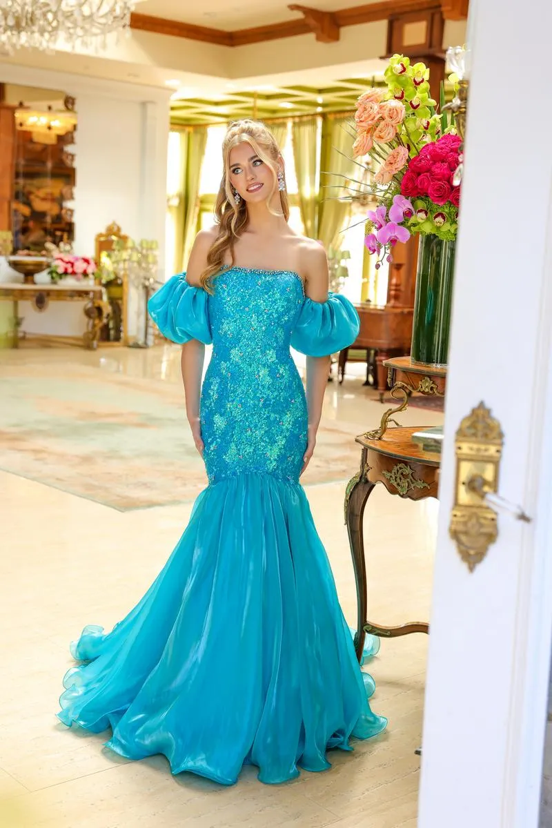 Ava Presley Mermaid Prom Dress 39570 sold by Terry costa product image thumbnail 3