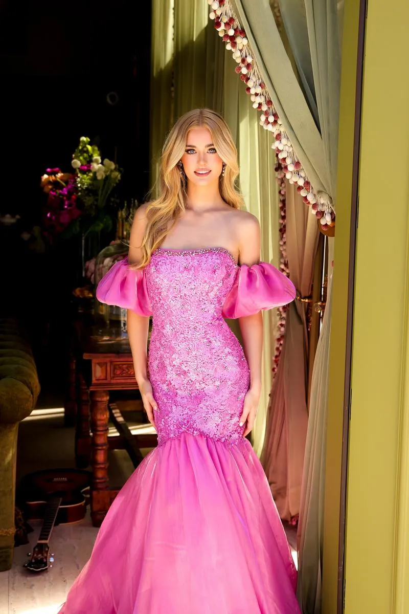 Ava Presley Mermaid Prom Dress 39570 sold by Terry costa product image thumbnail 5