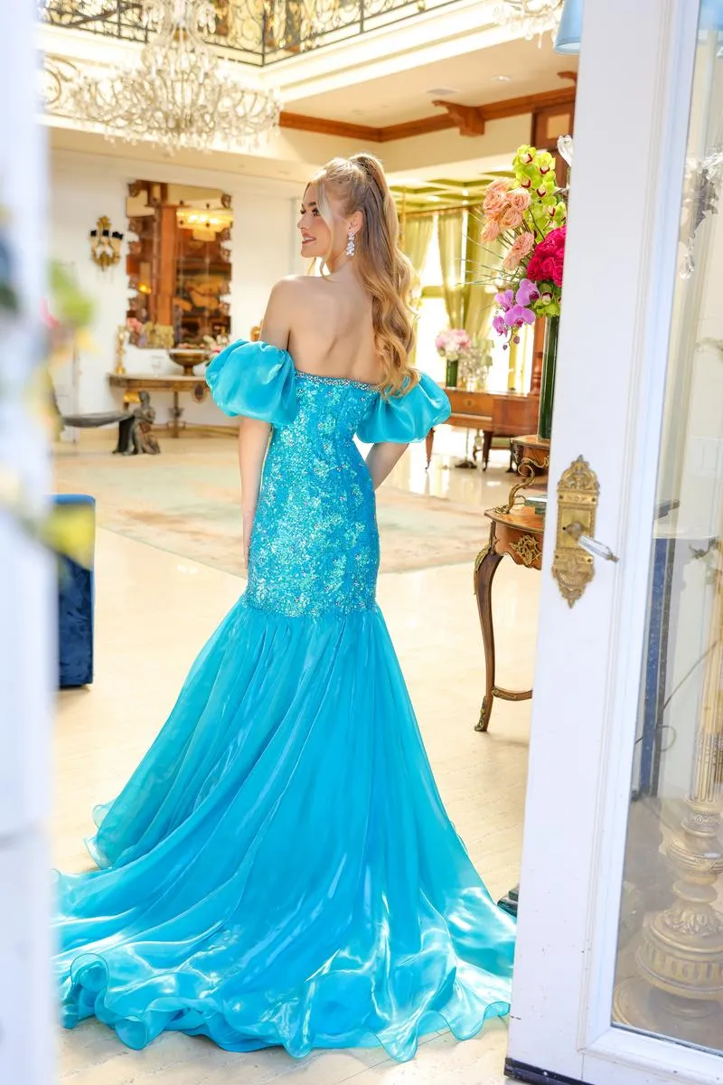 Ava Presley Mermaid Prom Dress 39570 sold by Terry costa product image thumbnail 4