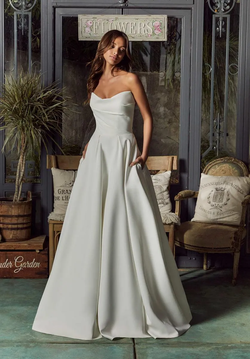 Blu Bridal by Morilee Reba Wedding Dress 4473 sold by Terry costa product image thumbnail 3
