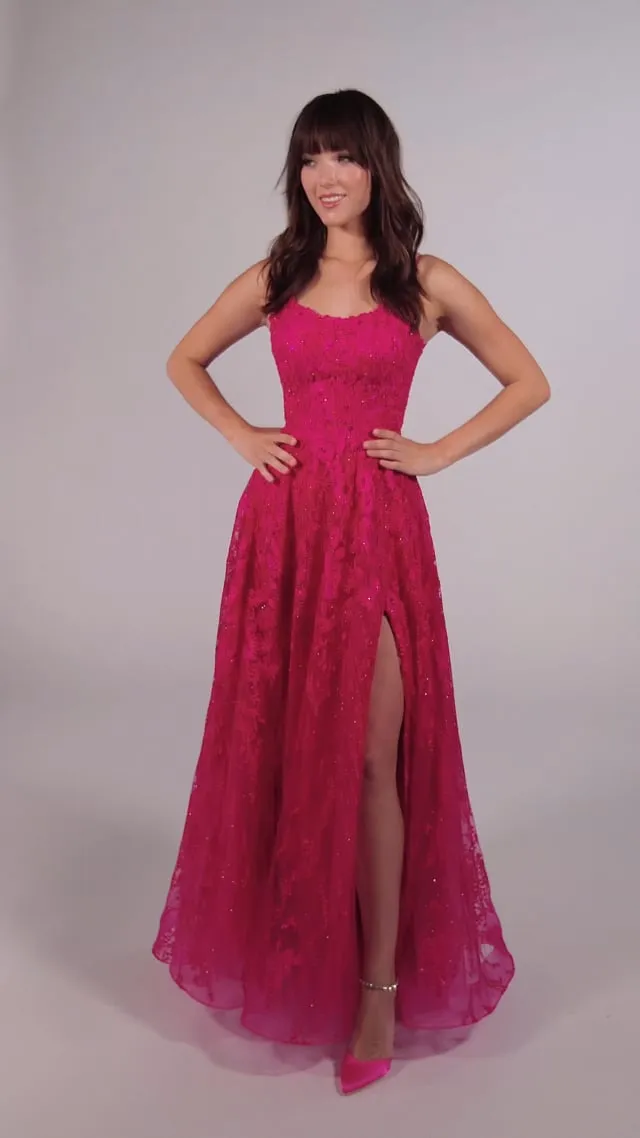 Ellie Wilde A-Line Lace Prom Dress EW35222 sold by Terry costa
