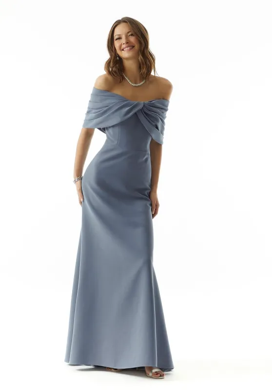 MGNY Madeline Gardner Off Shoulder Evening Dress 73027 sold by Terry costa