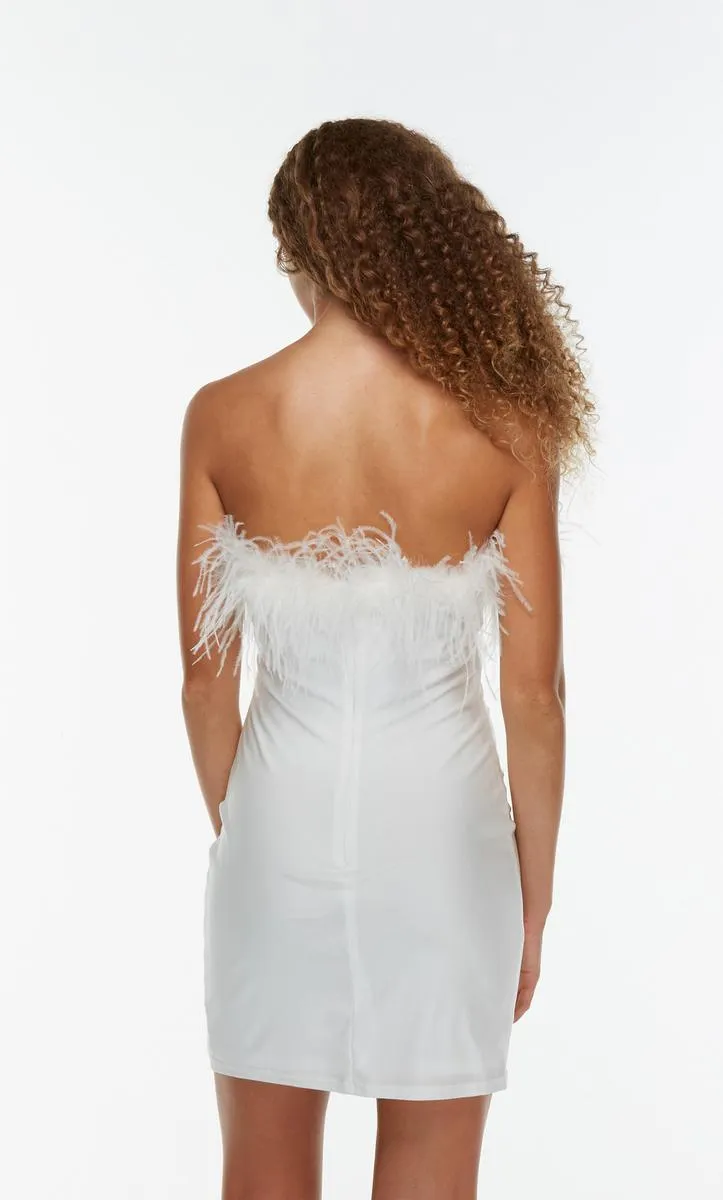 Alyce Paris Feather Homecoming Dress 4524 sold by Terry costa product image thumbnail 4