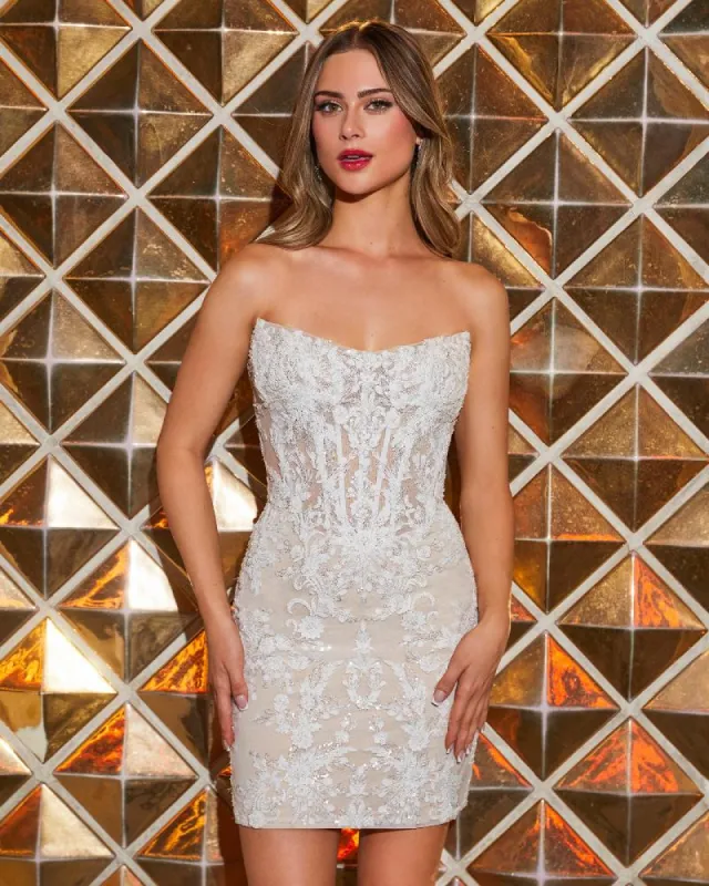 Angela and Alison "Aisha" Bridal Mini AA2405 sold by Terry costa