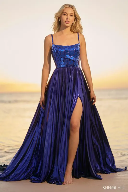 Sherri Hill A-Line Cut Glass Prom Dress 56030 sold by Terry costa