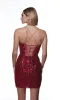 Alyce Paris Plunging Open Back HoCo Dress 4890 sold by Terry costa