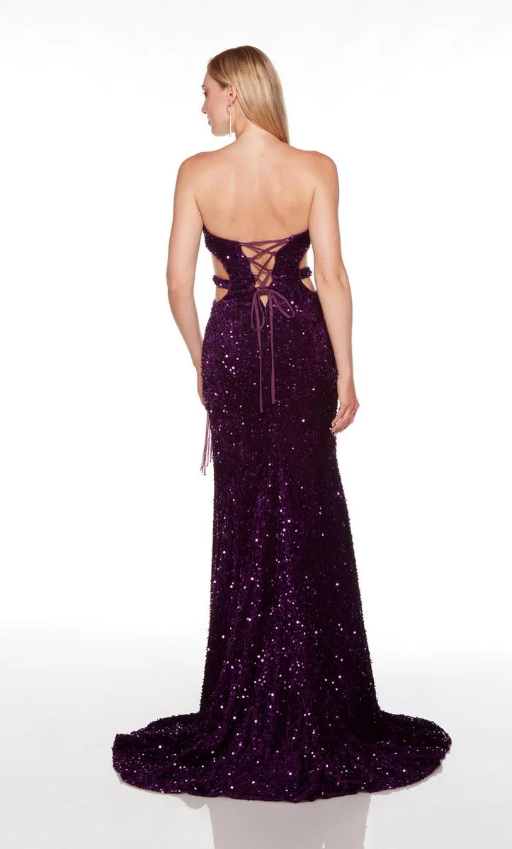 Alyce Prom Dress 61335 sold by Terry costa product image thumbnail 5