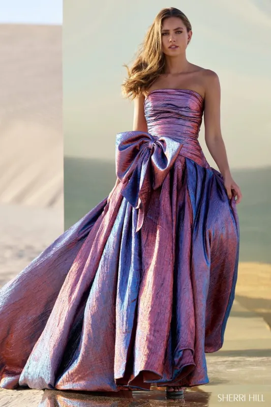 Sherri Hill Strapless Bow Dress 56850 made by Sherri Hill