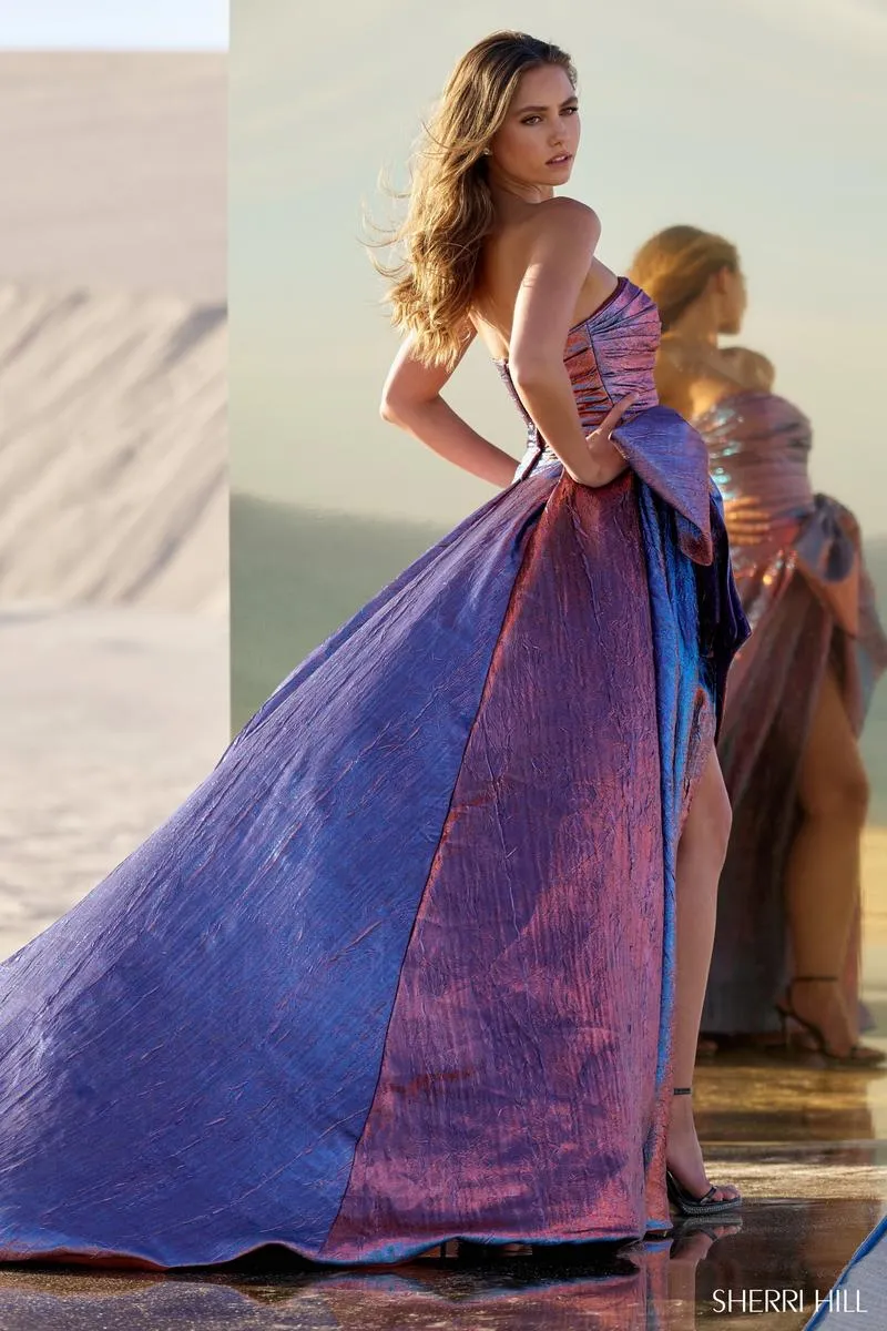 Sherri Hill Strapless Bow Dress 56850 sold by Terry costa product image thumbnail 2