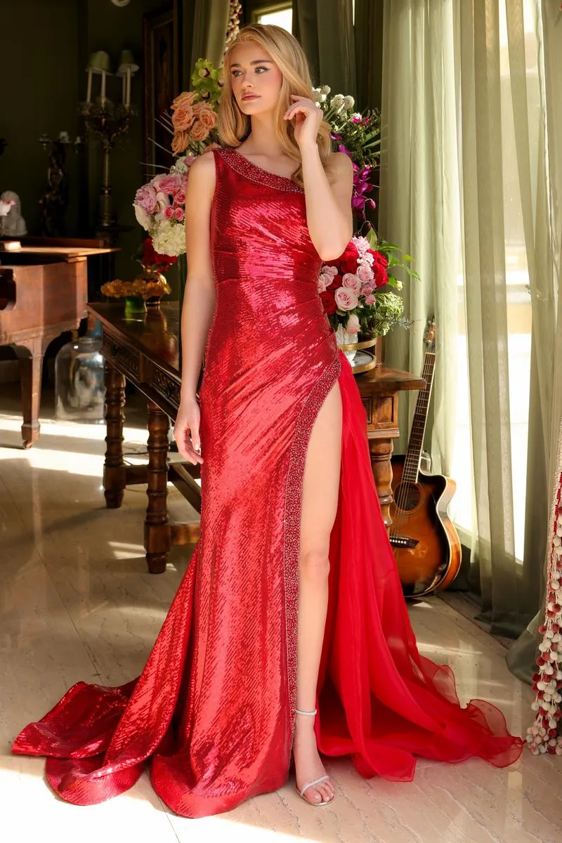 Ava Presley One Shoulder Iridescent Dress 39572 sold by Terry costa product image thumbnail 3