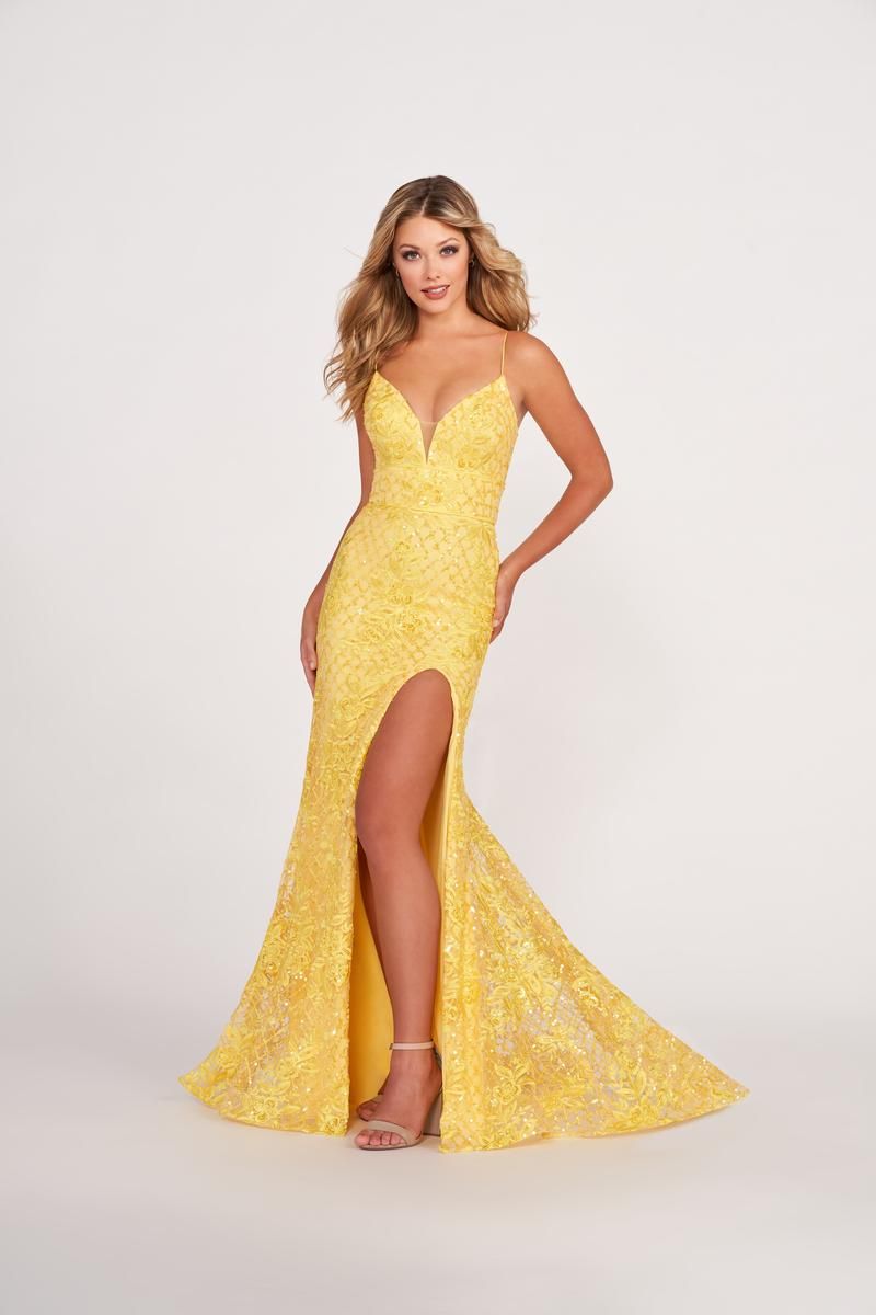 Ellie Wilde Fit and Flare Tulle Prom Dress EW34057 sold by Terry costa product image thumbnail 3