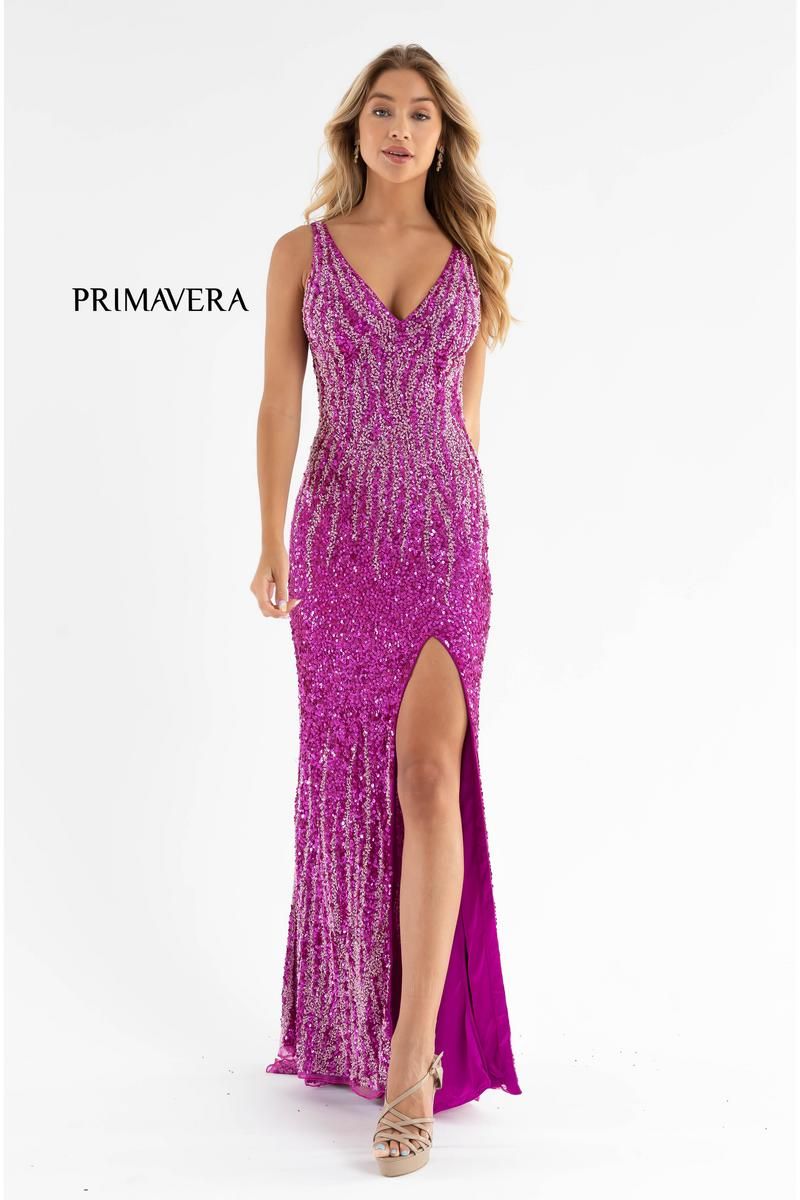 Primavera Couture Long Dress 3751 sold by Terry costa