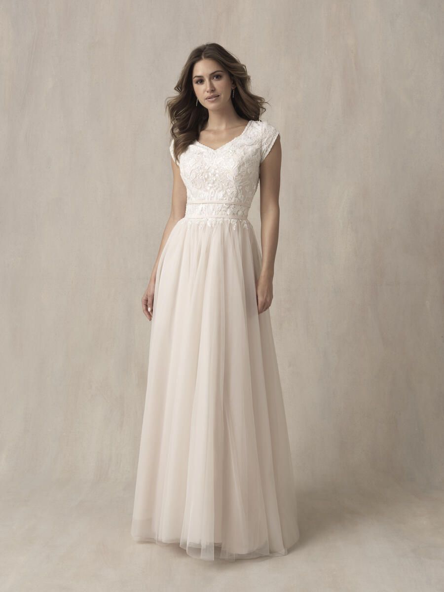 Allure Bridals Modest Dress M672 sold by Terry costa