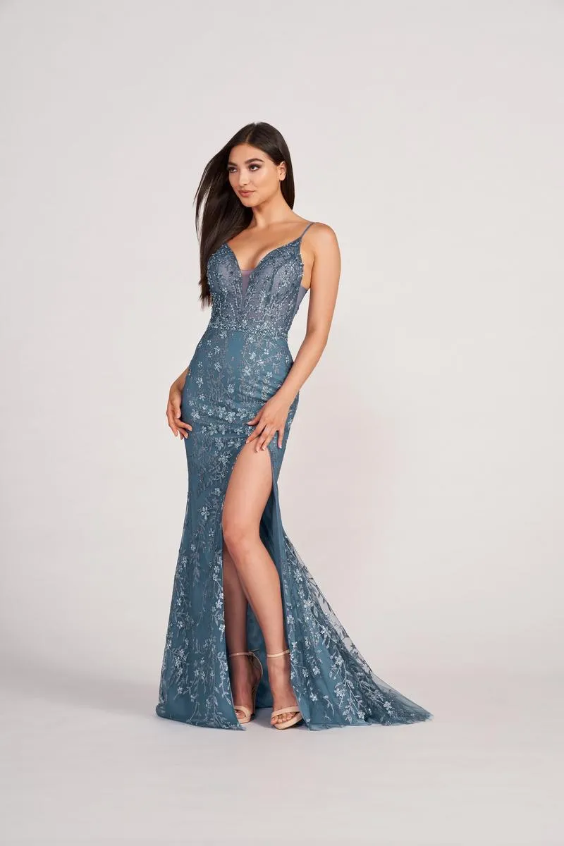 Ellie Wilde Fit and Flare Prom Dress EW34058 sold by Terry costa product image thumbnail 4