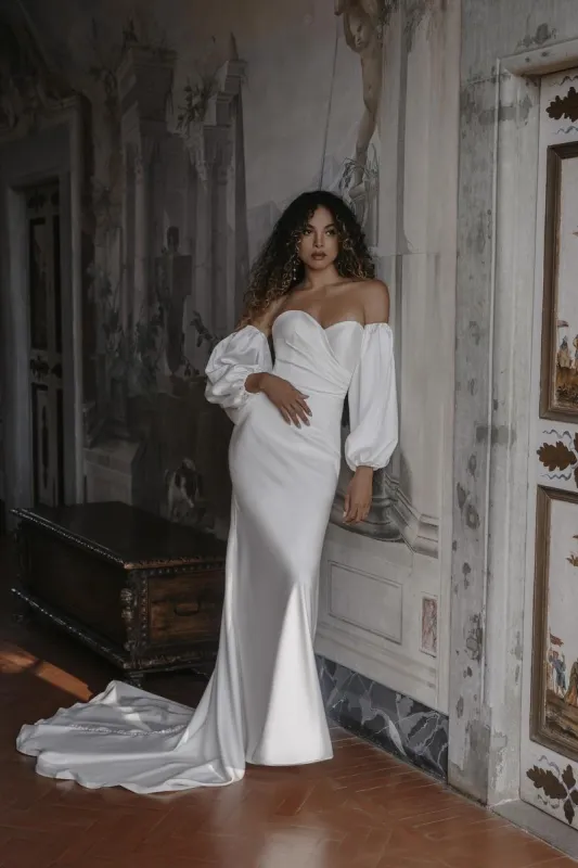 Abella by Allure Dress E316 sold by Terry costa