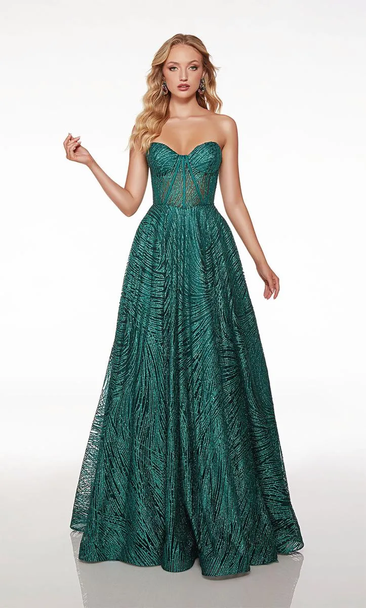 Alyce Prom Dress 61580 sold by Terry costa product image thumbnail 3