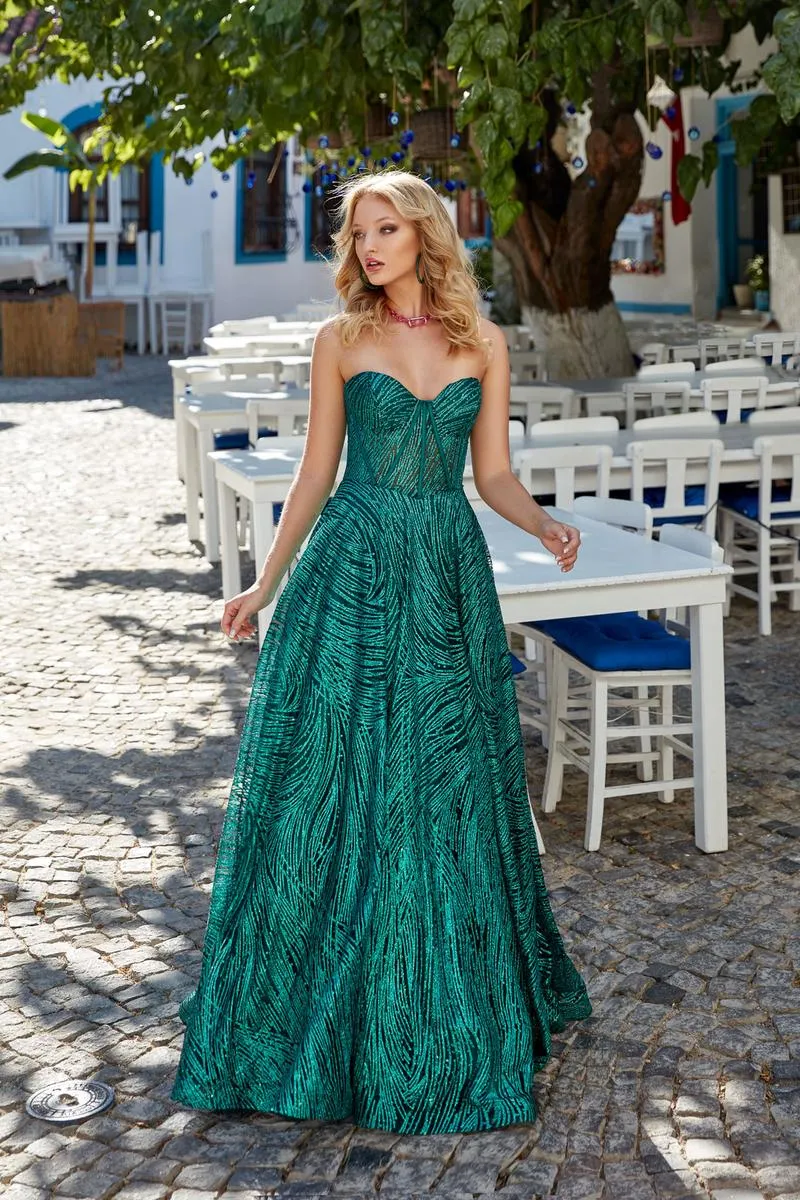 Alyce Prom Dress 61580 sold by Terry costa product image thumbnail 4