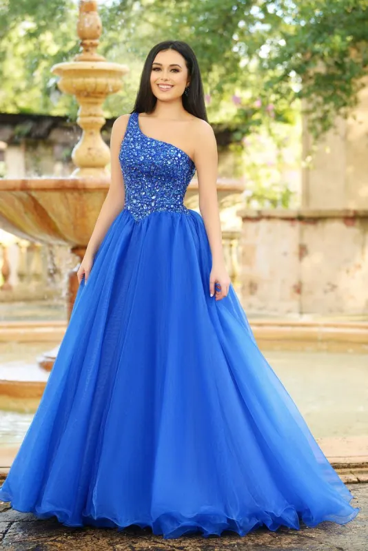 Ava Presley One Shoulder A-Line Prom Dress 37385 sold by Terry costa